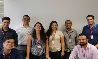 Parte da equipe que trabalha com o SIGAF na Prodemge